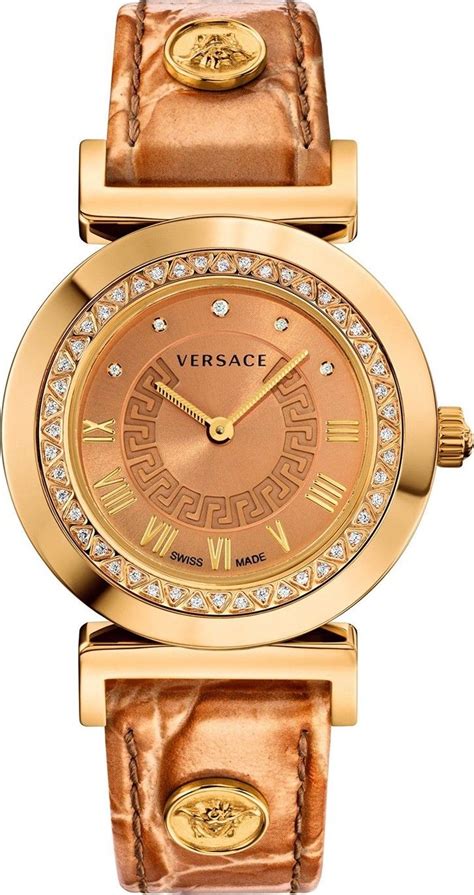 versace women's vanity diamond watch|men's gold Versace watch.